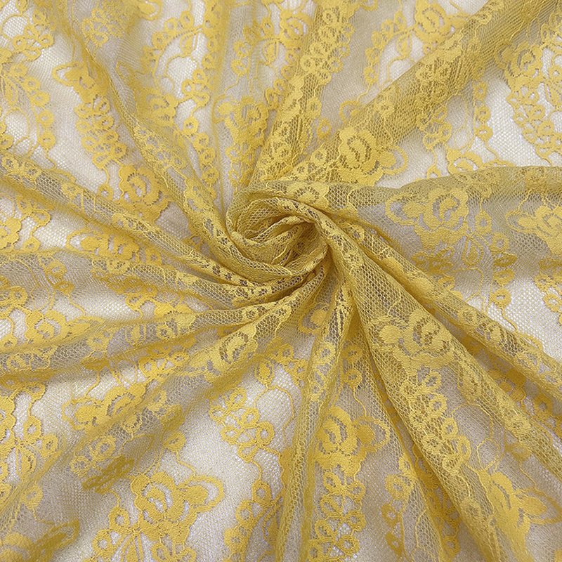 Lace Fabric Scallop Edge Dress Nylon for Women's Wear Wholesale Suppli 11